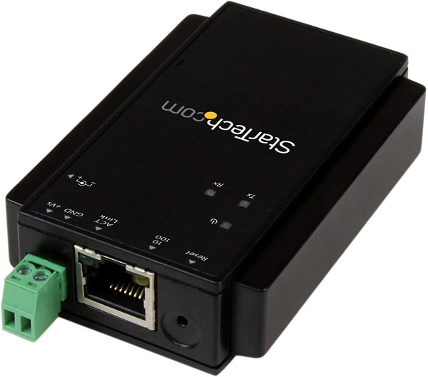 Convertitore Seriale/Ethernet IP a RS232 a 1 Porta, RS 232 Serial Device Server, Montabile a Parete/DIN - immagine 3