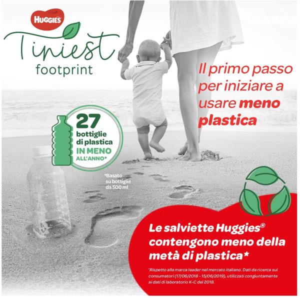 Huggies Everyday Salviette Umidificate Per Bambini, 10 Confezioni Da 56 Salviette - immagine 4