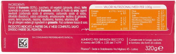 Plasmon Biscotto Classico 320 g (6 Confezioni) - immagine 6