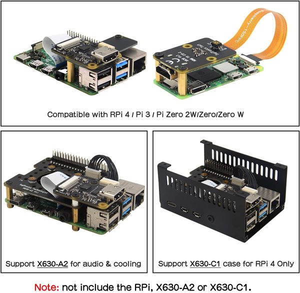 Raspberry Pi Hdmi a CSI-2 Modulo X630 con chip TC358743, supporta fino a 1080p/25Fps per Raspberry Pi 4/3B +/3B/3A+/Pi Zero (W)/Pi Zero 2 W - immagine 6