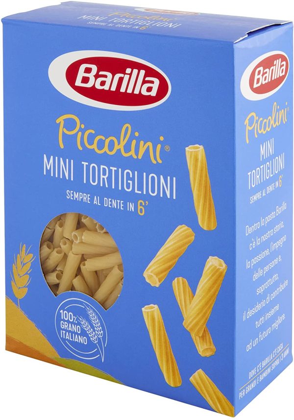 Barilla Pasta Mini Tortiglioni Piccolini, Pasta Corta di Semola di Grano Duro 100% Italiano, 500 gr - immagine 5