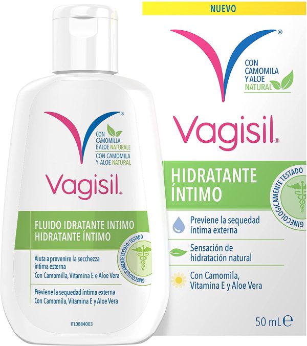 VAGISIL INTIMA Fluido Idratante Intimo, Con Estratti Di Camomilla, Vitamina E, Aloe Vera. - 50 ml - immagine 2