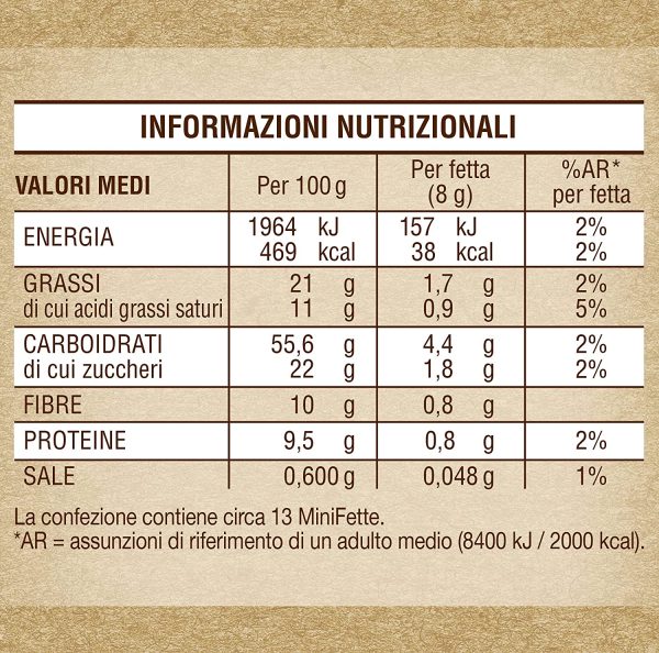 Mulino Bianco Mini Fette Integrali con Cioccolato Fondente, per una Pausa Golosa Quando e Dove Vuoi, 110 g - immagine 4