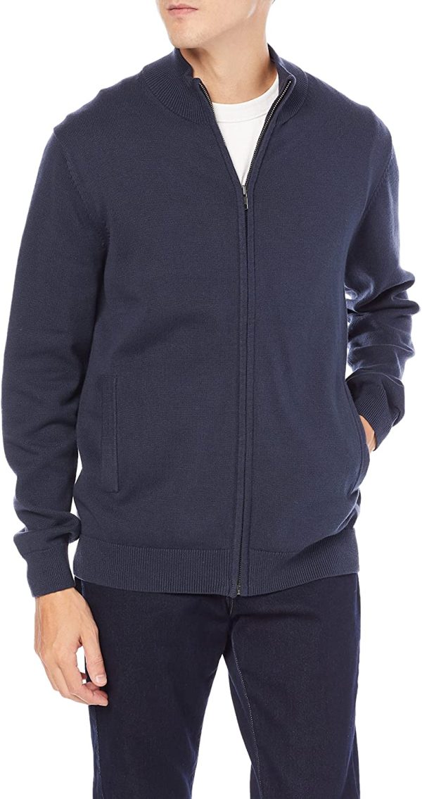 Amazon Essentials Cotton Full-Zip Sweater Uomo - immagine 2