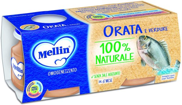 Mellin Omogeneizzato Orata e Verdure - Confezione da 24 Vasetti x 80 g - immagine 4