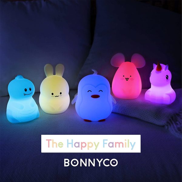 Luce Notturna Bambini con Telecomando e Sensore Tattile 16 Colori -  | Lampada Notturna per Bambini con Timer | Lucina Notturna Bambini Silicone BPA Free | Unicorno Lampada Bambini Notturna - immagine 2