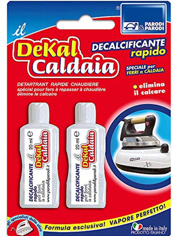 Dekal Decalcifiante Ferro da Stiro a Caldaia 2 Dosi, Tessuto, Bianco, 12x16x2 cm, 40 unit?? - immagine 2