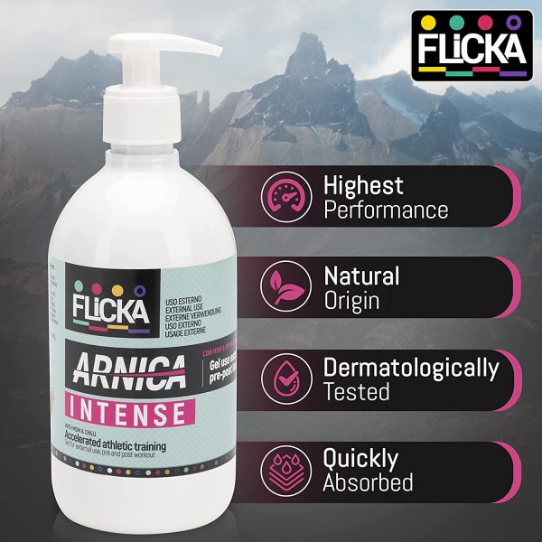 Arnica 99 Intense con MSM e Artiglio del Diavolo; Arnica Gel Extra Forte Coad. Disagio Muscolare, Articolare, Tendineo, Legamentoso. Formato Flacone Facile Applicazione 500ML.