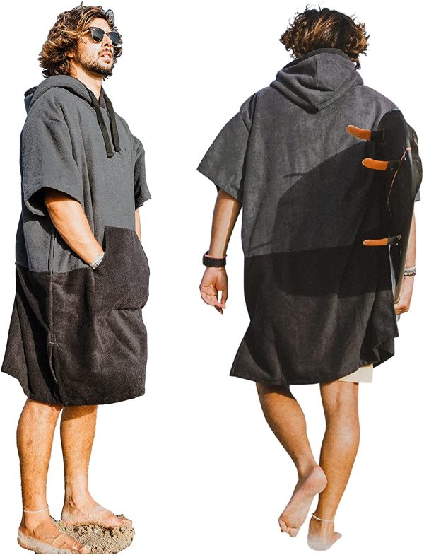 Vivida Lifestyle Asciugamano con Cappuccio (Poncho) per Spiaggia, Surf e Nuoto - immagine 6