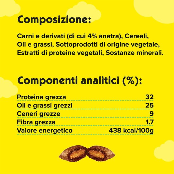 Catisfactions Snack per Gatto, Squisita Anatra, 6 Confezioni da 60 g - immagine 5