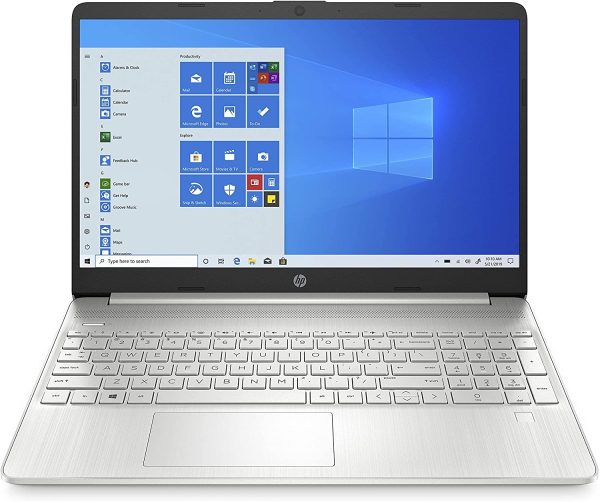 15s-eq2032nl PC Portatile Notebook, AMD Ryzen 5-5500U, RAM 8 GB, SSD 512 GB, Grafica AMD Radeon, Windows 10 Home, Display 15.6" FHD, Lettore Impronte Digitali, Webcam, Lettore SD, Argento - immagine 4