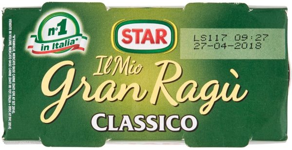 STAR Il Mio GranRag?? Classico, 2 x 180gr, rag?? preparato secondo la tradizione, 100% carne Italiana controllata e selezionata. Senza conservanti e senza glutine - immagine 5