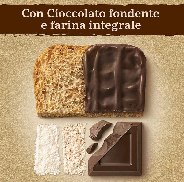 Mulino Bianco Mini Fette Integrali con Cioccolato Fondente, per una Pausa Golosa Quando e Dove Vuoi, 110 g - immagine 8