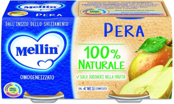 Mellin Omogeneizzato Pera - 24 vasetti da 100 gr - immagine 4