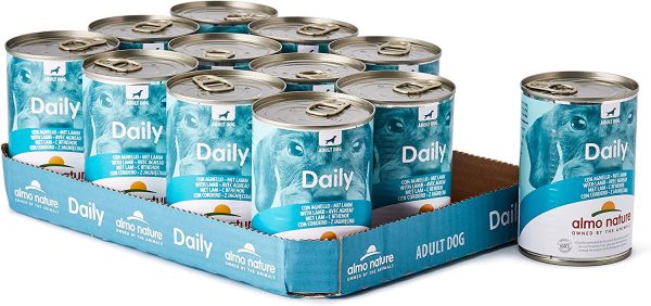 almo nature Dailymenu con Agnello Umido Cane Premium - Confezione da 24 x 400 g