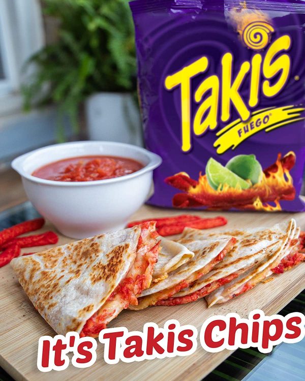 Barcel Chips Takis Fuego 4 Oz Bag by Leadoff