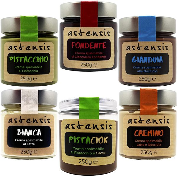 ASTENSIS Crema Spalmabile Gusto Pistacchio Artigianale - 250gr - Adatta Per Dolci, Colazioni e Prodotti di Pasticceria - Pistacchio 250gr, Nuova - immagine 7