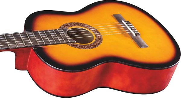 Eko GUITARS - CS-5 SUNBURST Chitarra Classica Serie Studio, Scala 3/4, Colore Sunburst - immagine 2