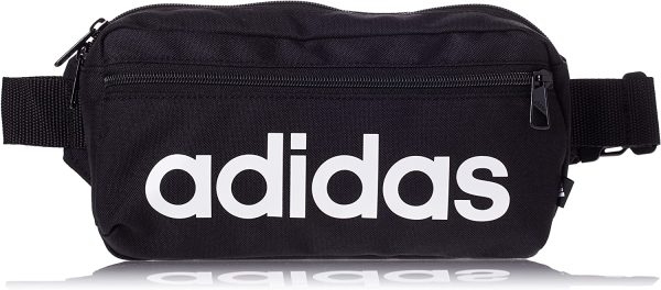 adidas Linear Bum Bag, Marsupio Sportivo Unisex-Adulto, Black/White, NS - immagine 5