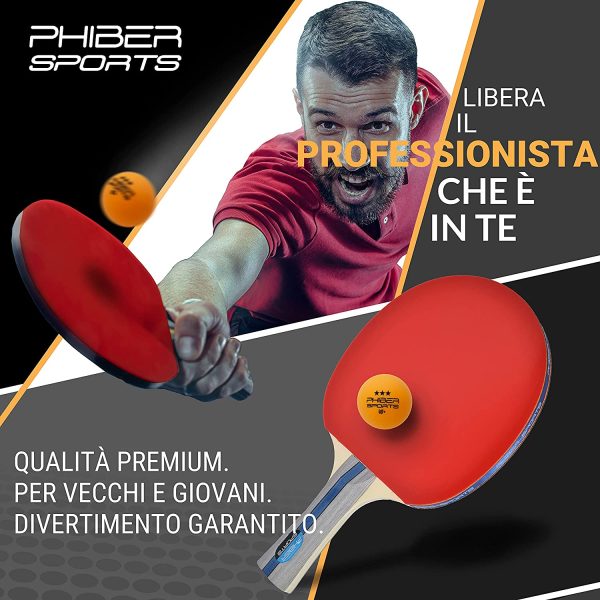 Palle da Ping-Pong Premium 3 Stelle [24 Pezzi] Arancione - Caratteristiche di Gioco perfette - Ideale per Principianti, Famiglie e Professionisti - Secondo Le Linee Guida della Competizione - immagine 2