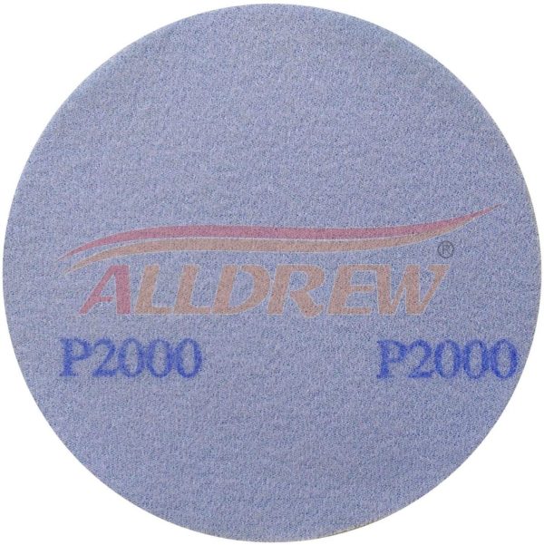 125mm Dischi abrasivi a secco e bagnati 10x 240 320 400 600 800 Grana // ALLDREW Impermeabile 5'' Velcrati Carta Vetrata - Mista 50 pezzi per Levigatrici Orbitali - immagine 3