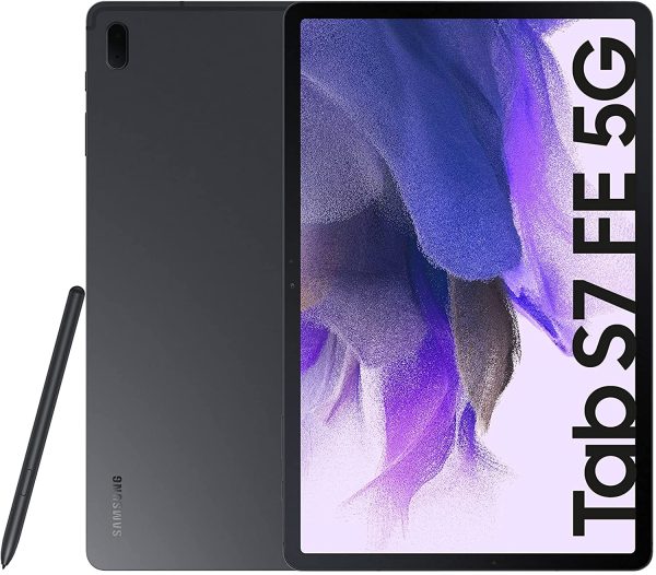 Samsung Galaxy Tab S7 FE Tablet Android 12,4 Pollici 5G RAM 4 GB 64 GB Tablet Android 11 Black [Versione italiana] 2021 - immagine 6