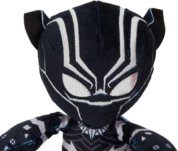 Marvel- Peluche Black Panther, Giocattolo per Bambini 3+Anni, GYT44 - immagine 2