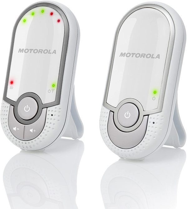 Motorola Baby MBP 11 - Baby Monitor Audio Digitale con Modo Eco, Bianco/Argento - immagine 3