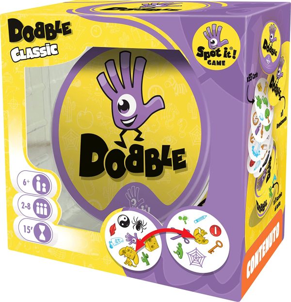 Asmodee - Dobble Divertente Gioco da Tavolo per Tutta la Famiglia Edizione in Italiano, 8230 - immagine 6