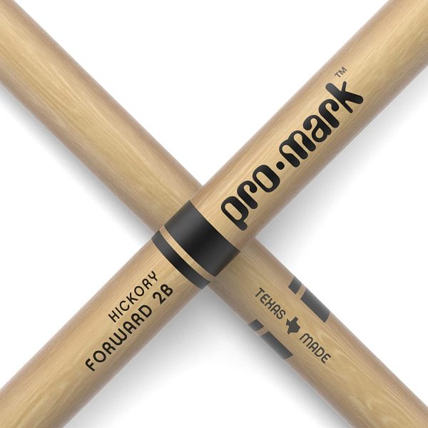 Bacchette in Hickory Promark 2B con Punta in Legno - immagine 3