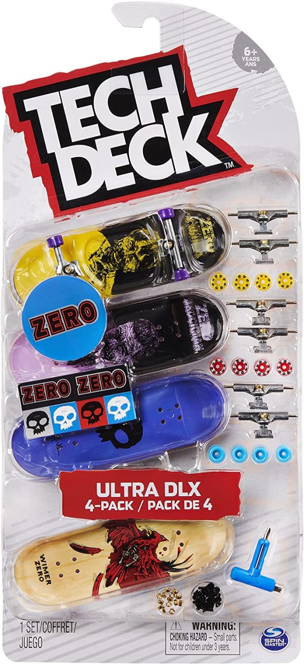 TECH DECK, Confezione da 4 mini skate, Assortiti e originali, regalo perfetto per bambini e bambine dai 6 anni in su. - immagine 6