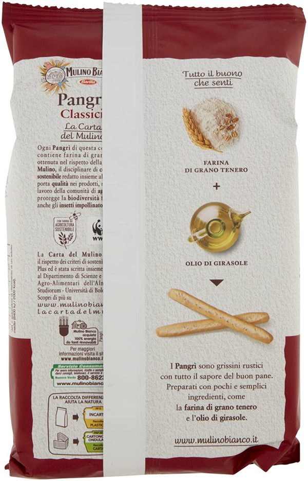 Mulino Bianco Grissini Rustici Classici Pangr??, 300g - immagine 5