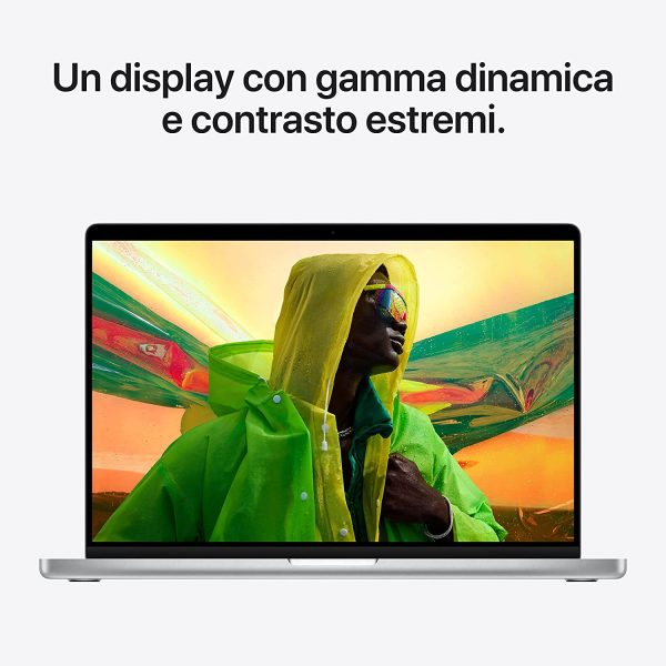 2021 Apple MacBook Pro (14", Chip Apple M1 Pro con CPU 10-core e GPU 16?core, 16GB RAM, 1TB SSD) - Argento - immagine 4