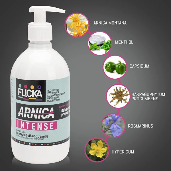 Arnica 99 Intense con MSM e Artiglio del Diavolo; Arnica Gel Extra Forte Coad. Disagio Muscolare, Articolare, Tendineo, Legamentoso. Formato Flacone Facile Applicazione 500ML. - immagine 3