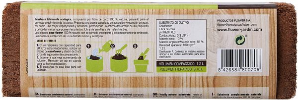 Flower 80070 - Blocco di Fibra di Cocco Desidratada Cocoflower (650G-9L) - immagine 4