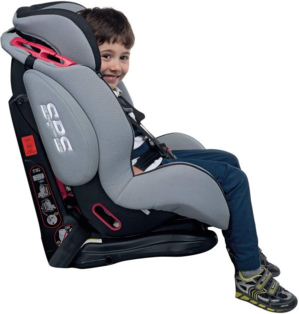 Foppapedretti Dinamyk 9-36 Seggiolino Auto, Gruppo 1/2/3 (9-36 Kg) per Bambini da 9 Mesi a 12 Anni Circa, senza Dispositivo Antiabbandono, Ocean - immagine 3