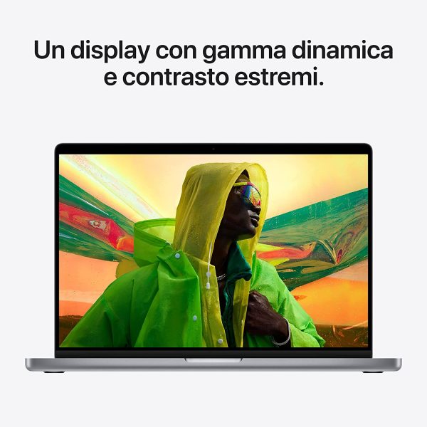 2021 Apple MacBook Pro (14", Chip Apple M1 Pro con CPU 10-core e GPU 16?core, 16GB RAM, 1TB SSD) - Grigio siderale - immagine 4