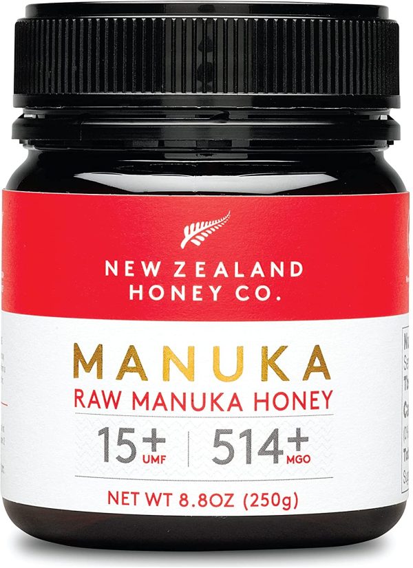 New Zealand Honey Co. Miele di Manuka MGO 514+ / UMF 15+ | Attivo e lordo | Prodotto in Nuova Zelanda | 250g - immagine 9