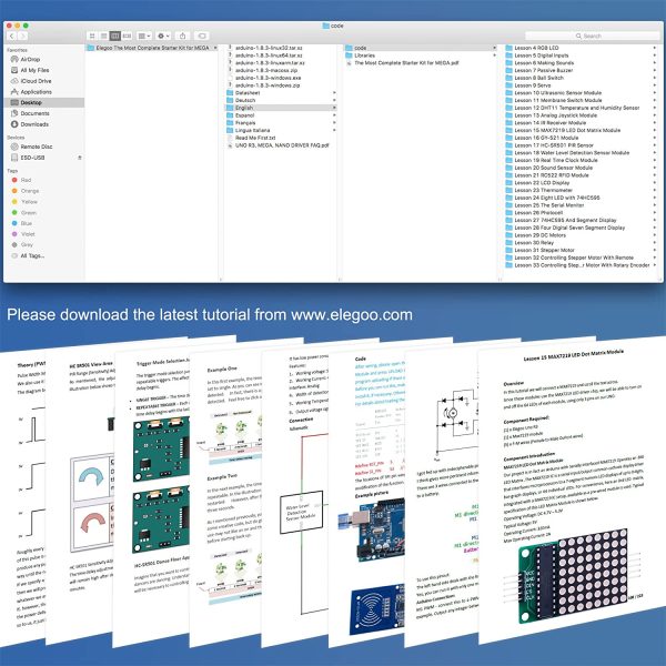 MEGA R3 Lo Starter Kit pi?? Completo con Tutorial Italiano Compatibile con i Progetti IDE di Arduino - immagine 3