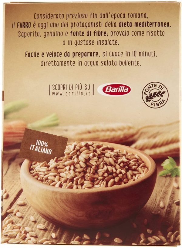 Barilla Cereali Farro in Chicchi per Una Cottura Veloce, Ricco di Proteine e Fibre, 400g - immagine 7