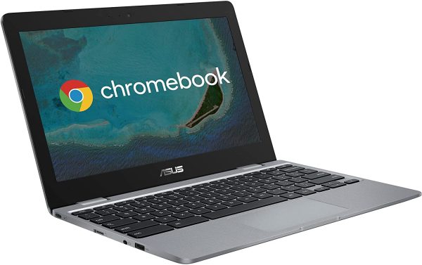 Chromebook C223#B08CVBK2J4 Notebook con Monitor 11,6" HD Anti-Glare, Intel Celeron N3350, RAM 4GB, 32GB eMMC, Sistema Operativo Chrome, Grigio - immagine 4