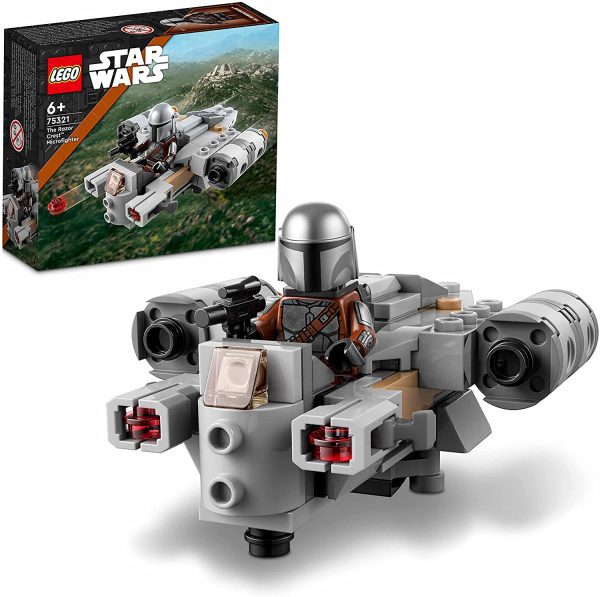 LEGO Star Wars Microfighter Razor Crest, Playset con Cannoniera Mandalorian e Minifigure per Bambini dai 6 Anni in su, 75321 - immagine 5