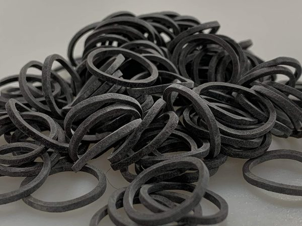 100 g di elastici neri per criniera ?C elastici per criniera, accessori extra forti, cavalli, pony, accessori per cavalli, accessori per equitazione, accessori per la pulizia, per criniera - immagine 3