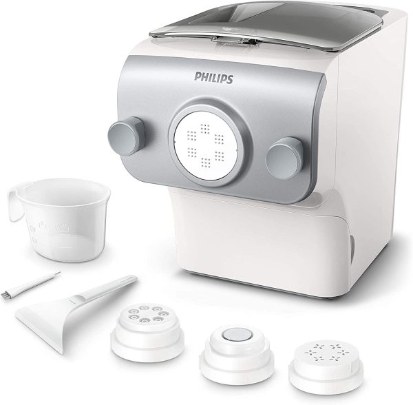 Philips HR2375/05 Avance Macchina per la Pasta, 200 W, Design Premium, Plastica