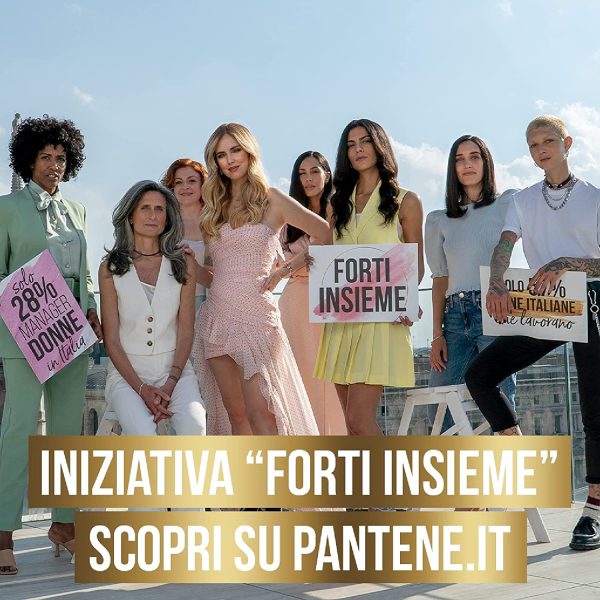 Pantene Pro-V by Chiara Ferragni Maschera Protezione Cheratina Rigenera E Protegge Per Capelli Deboli e Danneggiati, Edizione Limitata, 300 ml - immagine 3