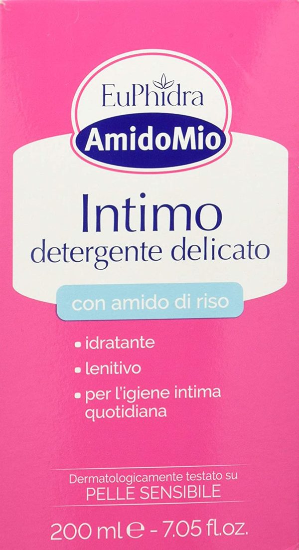 EuPhidra AmidoMio, Intimo Detergente delicato Azione lenitiva, sollievo immediato, 200 ml. - immagine 3