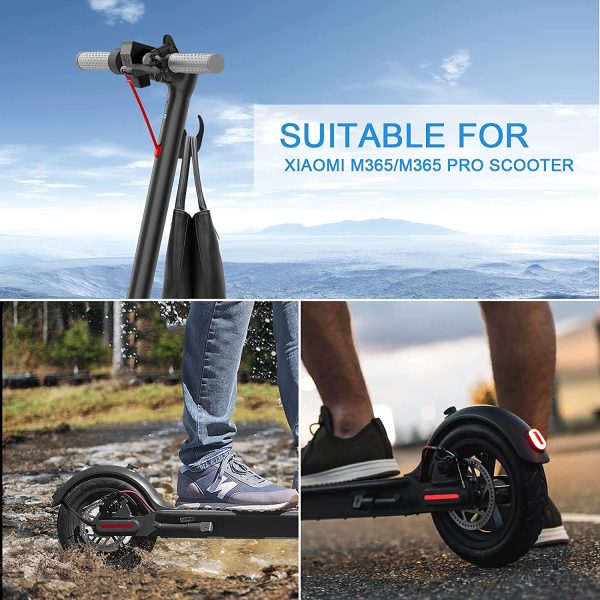 TAGVO Parafango Posteriore per Scooter,Staffa Parafango Posteriore e Fanale Posteriore e Gancio Anteriore e Cinturino Riflettente per Xiaomi M365/M365 PRO Accessorio di Ricambio per Scooter Elettrico - immagine 7