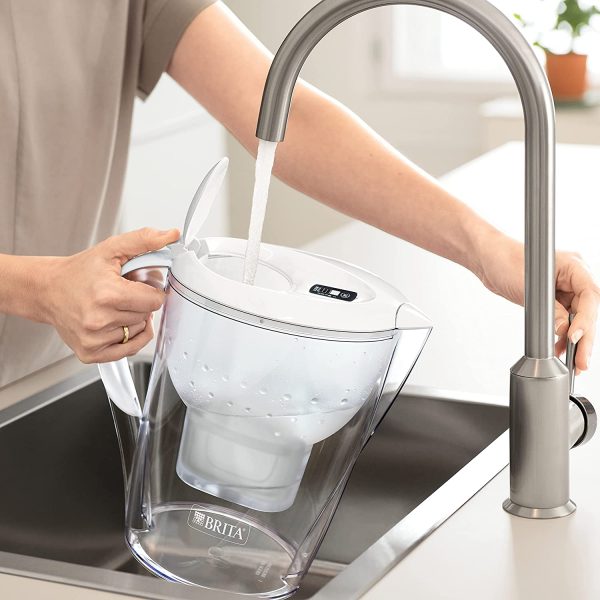 Marella XL - Caraffa Filtrante per Acqua, 3.5 Litri, 1 Filtro Maxtra+ Incluso, Bianco - immagine 4