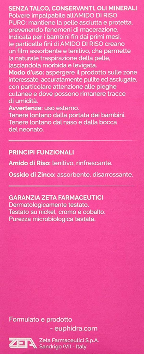 Amidomio Euphidra Polvere Finissima, Bianco E Fucsia, 100 g - immagine 6