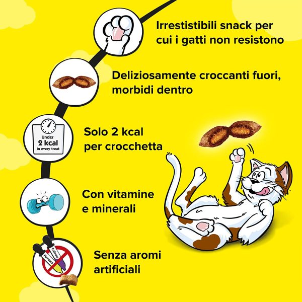 Catisfactions Snack per Gatto, Squisita Anatra, 6 Confezioni da 60 g - immagine 6